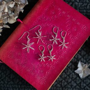 Pretty Wire Flower Earrings