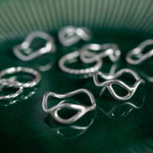River Wave Rings